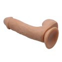 Dildo na przyssawce, z wibracjami (wibrator realistyczny), Johnson 9.2, Baile, baterie, TPR