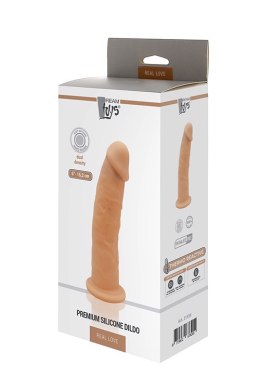 Dildo na przyssawce, z silikonu Dual Density, termoaktywne, 6