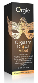 Żel podniecający na łechtaczkę, Orgazm Drops, ułatwia osiągnięcie orgazmu, Orgie, 15 ml