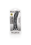 Dildo na przyssawce RealRock 8", duże, bez wibracji, bez jąder, PVC