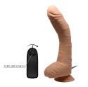 Dildo na przyssawce, z wibracjami, Alex 11", cyberskora, Baile