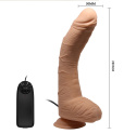 Dildo na przyssawce, z wibracjami, Alex 11", cyberskora, Baile