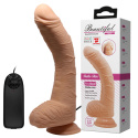 Dildo na przyssawce, z wibracjami, Alex 11", cyberskora, Baile