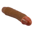 Dildo z wibracjami, Barbara 7.6, TPR, na baterie, Jeff