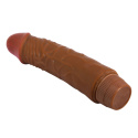 Dildo z wibracjami, Barbara 7.6, TPR, na baterie, Jeff