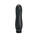 Masażer prostaty z funkcją stymulacji przesuwną kulką, Tickling, silikon, USB