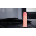 Ogromne dildo na przyssawce, proste, bez wibracji, bez jąder, RealRock 10", PVC