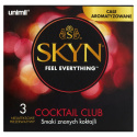 Prezerwatywy SKYN COCKTAIL CLUB bez lateksu, smakowe, 3 szt.