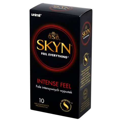 Prezerwatywy SKYN Intense Feel, bez lateksu, z wypustkami, 10 szt.