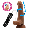 Dildo na przyssawce, Easton 7,3, ruch posuwisto-zwrotny, TPR, Baile