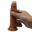 Dildo na przyssawce, Easton 7,3, ruch posuwisto-zwrotny, TPR, Baile