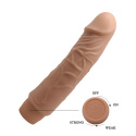 Dildo z wibracjami, Barbara 7.6, TPR, na baterie, Jeff