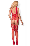 Bodystocking czerwone, Hot Cyber firmy Hot in Here