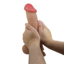 Dildo na przyssawce, bez wibracji, z kręgosłupem, Mendel, 10,2", TPR, Baile