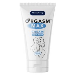 Krem dla mężczyzn, OrgasmMax, wspomaga erekcję, pielęgnuje skórę penisa, 50 ml