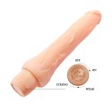 Dildo z wibracjami (wibrator realistyczny) Barbara Dryad 9,8, TPE, na baterie, Baile