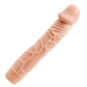 Dildo z wibracjami (wibrator realistyczny Barbara 8,8, na baterie, TPE, Baile, Bob