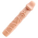 Dildo z wibracjami (wibrator realistyczny Barbara 8,8, na baterie, TPE, Baile, Bob