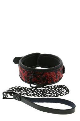 Obroża ze smyczą z łańcucha, Blaze Deluxe Collar & Leash, neopren