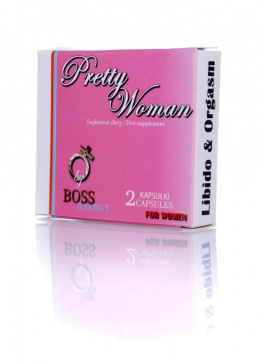 Suplement diety, poprawa libido u kobiet, Pretty Woman, pudełko 2 kapsułki.