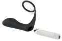 Pierścień połączony z wibrującym masażerem prostaty, Vibrating Ring&Plug, Black Velvet