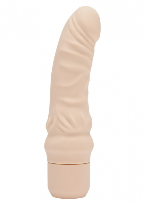 Wibrator/dildoToyjoy Get Real Classic Mini G-spot, gruby, krótki, wibrujący, zagięty penis